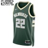 Dres Milwaukee Bucks Khris Middleton 22 Nike 2022-23 Icon Edition Zelena Swingman - Dječji